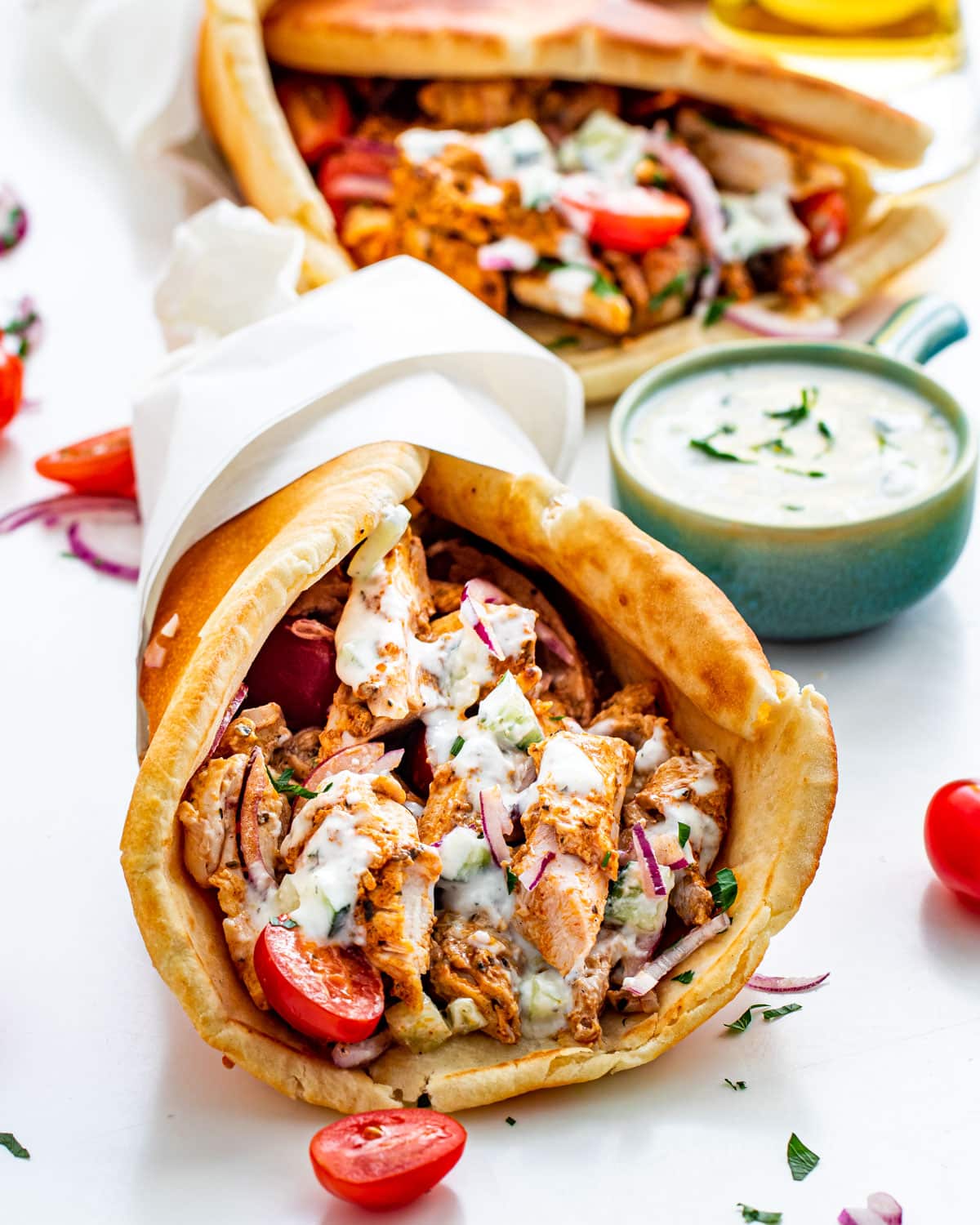 Chicken Gyro wrap (zabiha halal) Al Sultan middle eastern cuisine